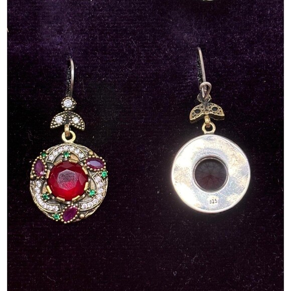 925 Sterling Silver Turkish Vintage Jewelry Set  for Women,NEW,Antique,Handmade - Picture 5 of 8